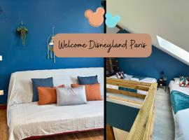 Le Duplex Chaleureux à Disneyland – hotel w mieście Montry
