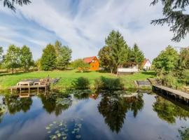 Agrodomek nad stawem, hotel en Stręgielek