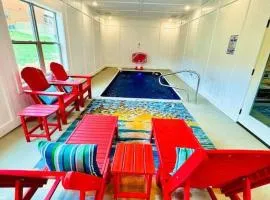 New! Indoor Pool/PS 5/Hot tub/Parkway