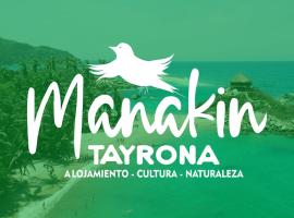 Hotel Manakin Tayrona, hotell i El Zaino
