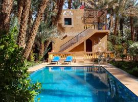 Riad auburge soleil, hotell i Ksebt nʼAït Hakka