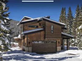 Modern 3BR Chalet with Hot Tub and Mt Quandary Views، فندق في Blue River