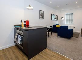 Contemporary 1 Bed Apartment Central Bolton, hotell i Bolton