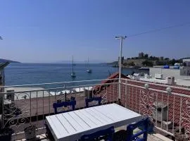 White and Blue Bodrum