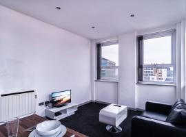 Contemporary 1 Bed Apartment in Central Blackburn、ブラックバーンのアパートメント