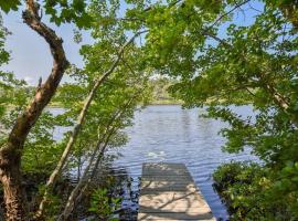 Pond Front Home with Private Dock, lake house rental in Brewster