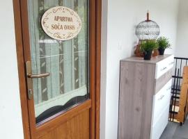 Apartma Soča Oasis: Srpenica şehrinde bir otoparklı otel
