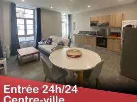 "En Roue Libre" 45m2 au calme centre-ville rez-de-chaussée