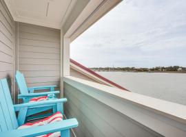 Folly Beach Retreat with Pool Access and River Views!, hotel in Folly Beach