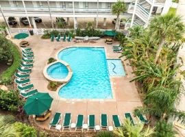 Charming Ocean View Condo, hotel en Galveston