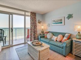 Beachy Condo with Pool Access and Steps to Boardwalk!, spahotell i Myrtle Beach