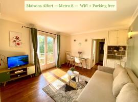 Maisons Alfort - Cosy appartement โรงแรมในเมซง-อัลฟอร์