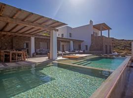 AURA Seaview Sunset Pool Villa - Six Bedrooms, vil·la a Fanari