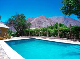 Oasis de tres habitaciones con piscina - 8 personas, hotel en Vicuña