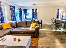 Appartment 2BR 4 beds AC wi-Fi Smart TV FreeParking, hotell i Laval