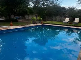 house with pool yucatan