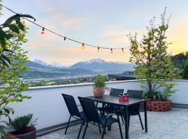 Sunny Mountain Loft - Terrace & Garden, budgethotell i Thaur