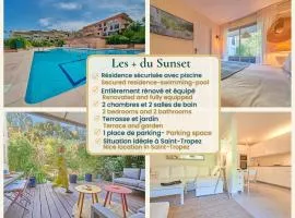 Sunset-Apartment St-Tropez-swimming pool-parking