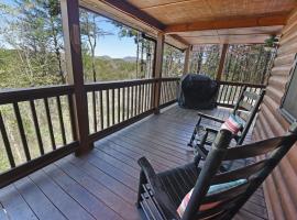 HavenView - Mountain view, private, game room, dog friendly, cottage in Mineral Bluff
