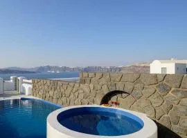Splendid Santorini Villa | Villa Vista | 3 Bedrooms | Private pool & Spa Bath & Breathtaking Sea Views | Akrotiri