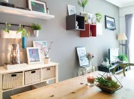 Scandi style flat in Central Jakarta, Gym & Pool