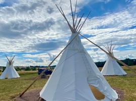 Alpaka-Tipi-Park, Zelt-Lodge in Bad Salzungen