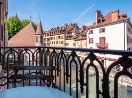 Hôtel du Palais de l'Isle, designový hotel v Annecy