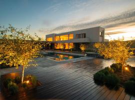 Hacienda Las Flores Valle de guadalupe, hotell i El Porvenir