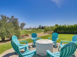 Palm Desert Golf Getaway with Fire Pit, Course View!, vacation home in Palm Desert