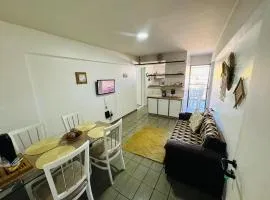 Praia de Ponta Verde com lavadora, wi-fi, garagem - quarto andar
