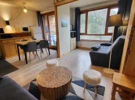 Studio cabine au pied des pistes avec piscine privée et parking à Saint-Jean-d'Aulps - FR-1-573-71