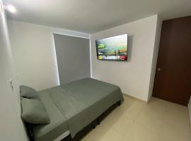 Habitación en Apartamento amplio cómodo y equipado, hospedagem domiciliar em Cúcuta