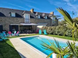 Villa de 4 chambres avec piscine privee et jardin clos a Baden a 2 km de la plage