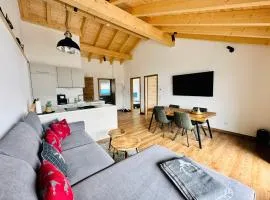 Berg Fux - Neubau mit 2 Schlafzimmern, Balkon, Panorama Bergblick, Allergikerfreundlich