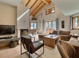 Penthouse With Sunny Balcony And Sauna, hotel in Champéry
