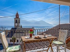 Red View Apartment - Happy Rentals, ξενοδοχείο στο Ronco sopra Ascona