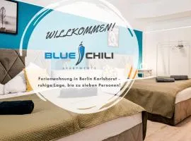 Blue Chili 31 - Stadtwohnung für 7 - modern zentral Karlshorst Wlan