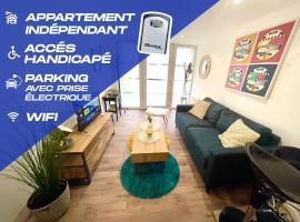 Appartement élégant / Indépendant / RDC / Parking – apartament w mieście Villers-lès-Nancy