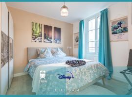 Sweethost - La Zen Room - Studio Proche Gare & Disneyland, hotel em Lagny