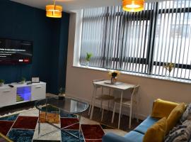 Stylish One Bedroom City Centre Apartment with Free Parking, hotell sihtkohas Birmingham huviväärsuse Staadion St. Andrew's lähedal