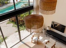 villa bali: 3bd & priv pool, hotel in Tulum Pueblo