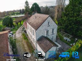 Le Grand Moulin, Disney & Val D'Europe 15 min, hotel in Crecy la Chapelle