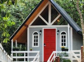 Chalés Araucária - Jacuzzi e Ar Cond - 1h30 de SP, cabaña o casa de campo en Extrema