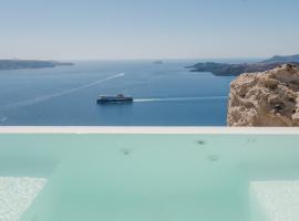 Apeiron Blue Santorini - Sustainable Adults Only 14 Plus, hotelli Firassa