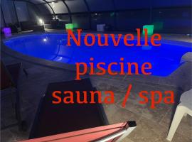 Studio spa privé accès piscine, hotel in Moëlan-sur-Mer