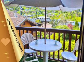 Ski ou Thermes? Un appt cabine avec vue magnifique, hotel in Saint-Gervais-les-Bains