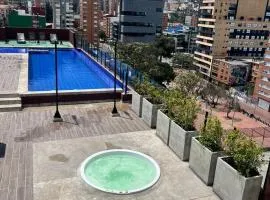 Loft/Apartaestudio Chapinero con piscina gym