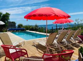 Villa Marcelline Belle vue mer Golfe de Saint Tropez, holiday rental in Saint-Peïre-sur-Mer