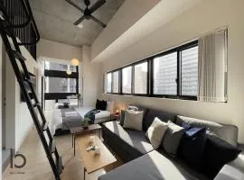 bHOTEL Nekoyard - Newly open 1BR apt for 7ppl with loft and city scenic view