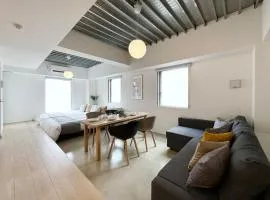 bHOTEL Arts Dobashi - New Studio Apt in the City Center for 6Ppl